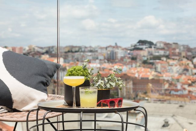 Lumi rooftop restaurant and venue, Lisbon