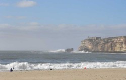 Beach and surf at Nazare
