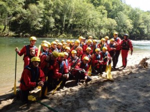 Canoeing Paiva river