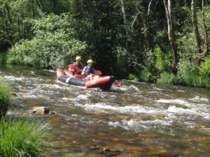 Canoeing Paiva river