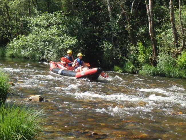 Canoeing Paiva river