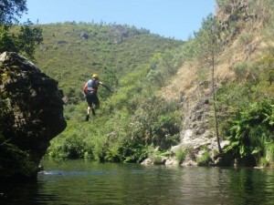 Canoeing Paiva river