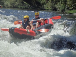 Canoeing Paiva river