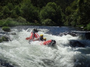 Canoeing Paiva river
