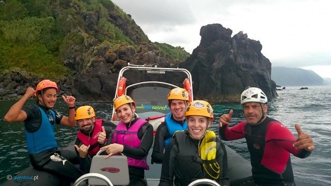 Coasteering, Sao Jorge, Azores