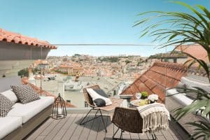 Lumi rooftop restaurant and venue, Lisbon