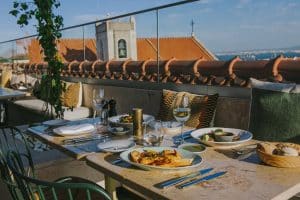 Lumi rooftop restaurant and venue, Lisbon